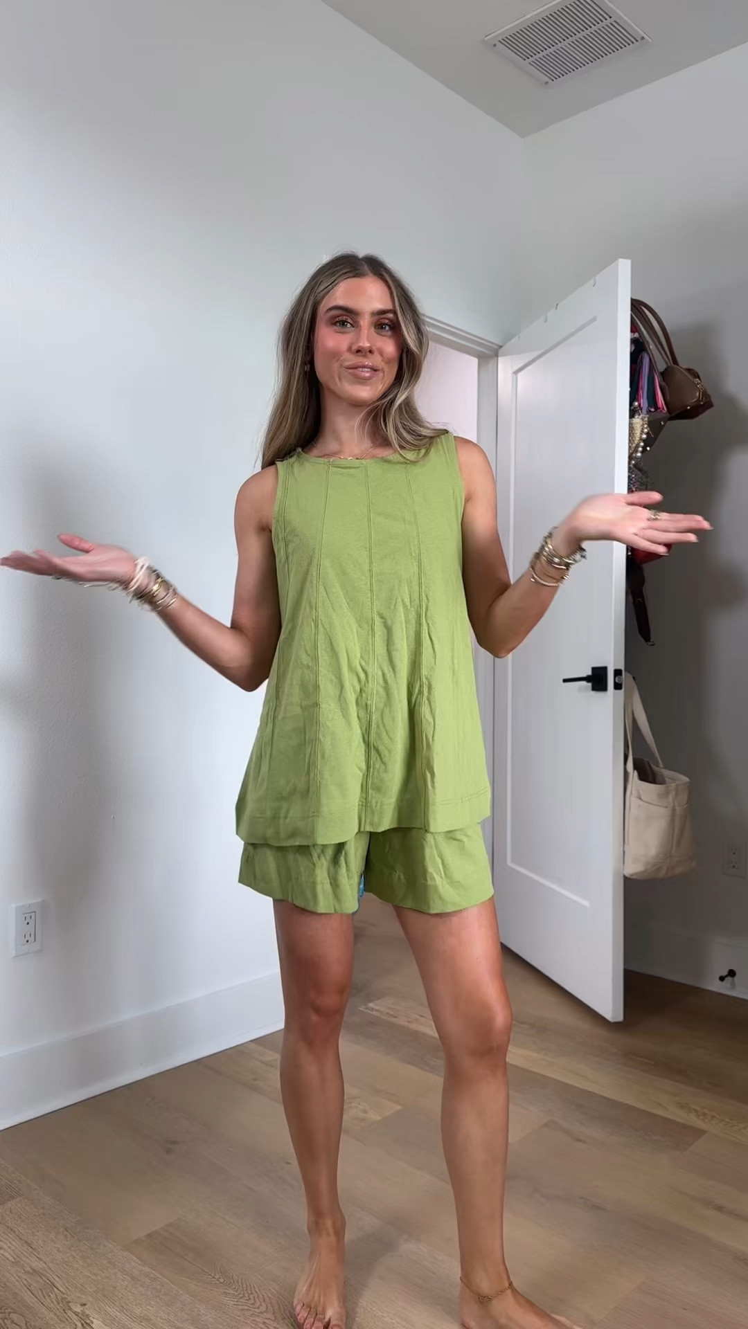 Amazon size XS Gozoloma Womens 2 piece Outfits Matching Sets A Line Tank Tops High Waist Shorts
Sleeveless, with Pockets, Contrast Stitching

#LTKFindsUnder50 #LTKSaleAlert #LTKStyleTip