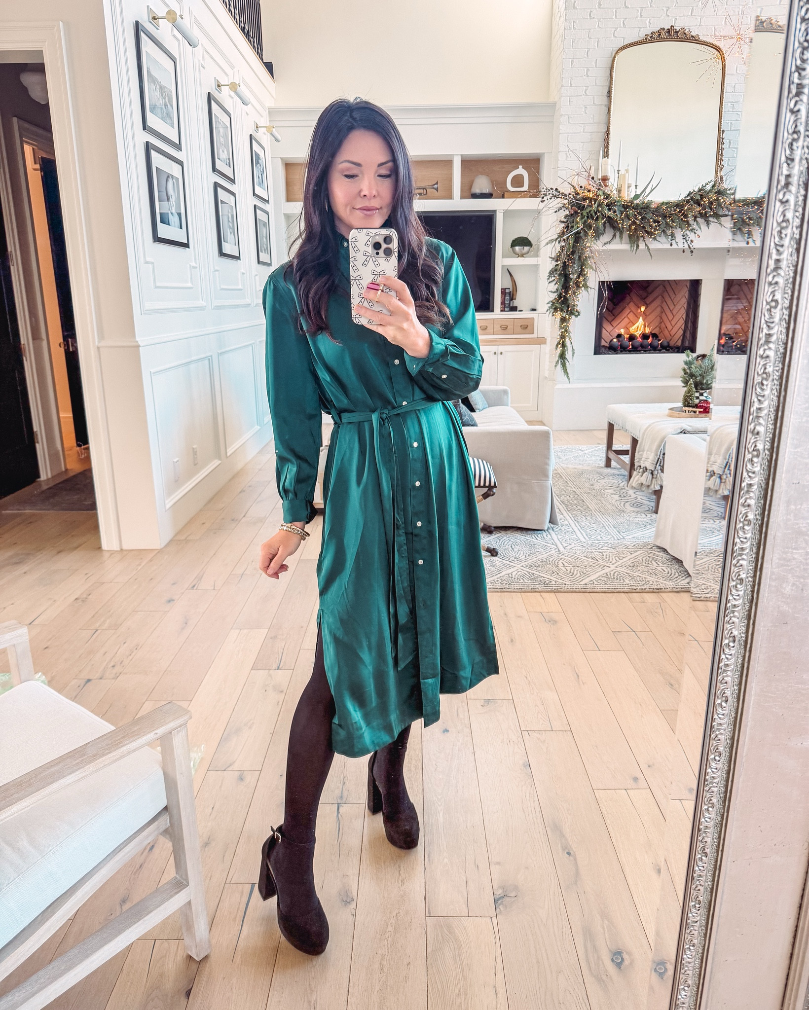More than 1 way to style this button up blouse dress- more colors! Wearing size small.

The perfect holiday shirt dress. Wear a spa duster or a 


#LTKHoliday #LTKStyleTip #LTKSaleAlert