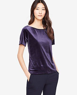 Ann Taylor Velvet Tee | Ann Taylor (US)