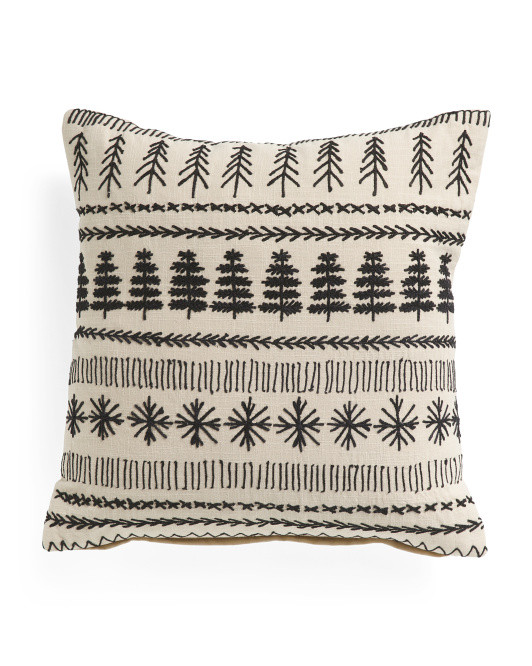 20x20 Poppy Christmas Pillow | TJ Maxx