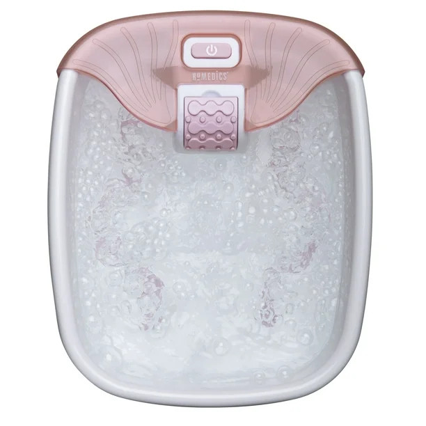 Homedics, Bubble Bliss Deluxe Massaging Foot Spa with Heat, Pink, FB-52J | Walmart (US)