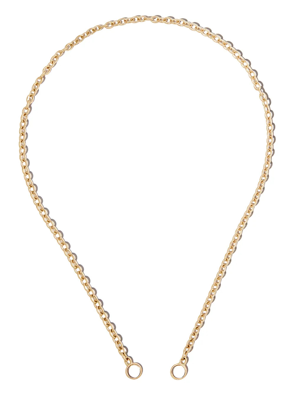 Marla Aaron 16kt Yellow Gold Pulley Chain Necklace - Farfetch | Farfetch Global