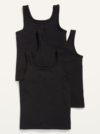 Square-Neck Tank Top 3-Pack for Girls | Old Navy (US)