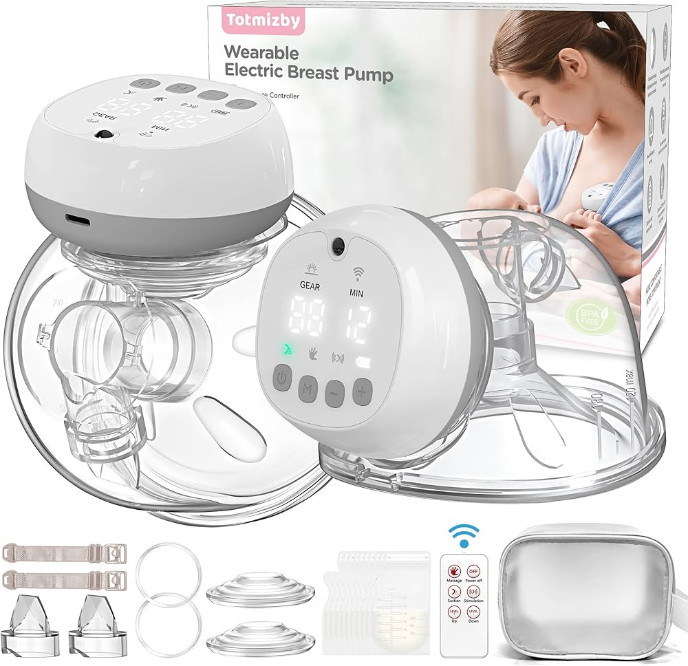 Hands Free Breast Pump Wearable Breast Pump 12 Levels 3 Modes Double Portable Electric Breast Pum... | Amazon (US)