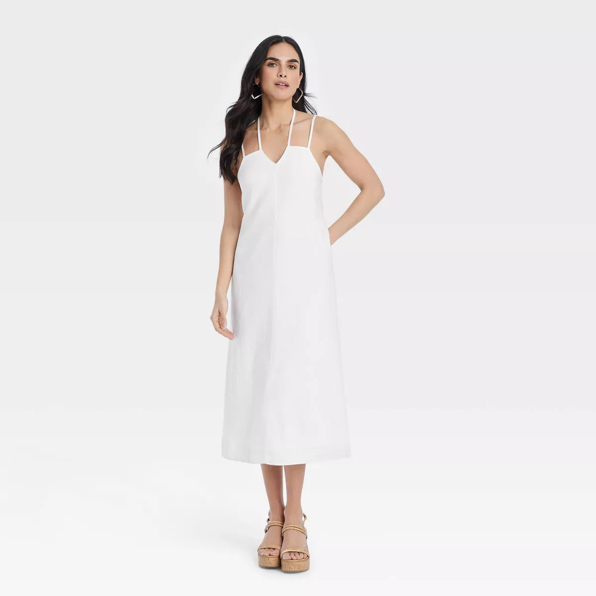 Women's Linen Midi Sundress - Universal Thread™ | Target