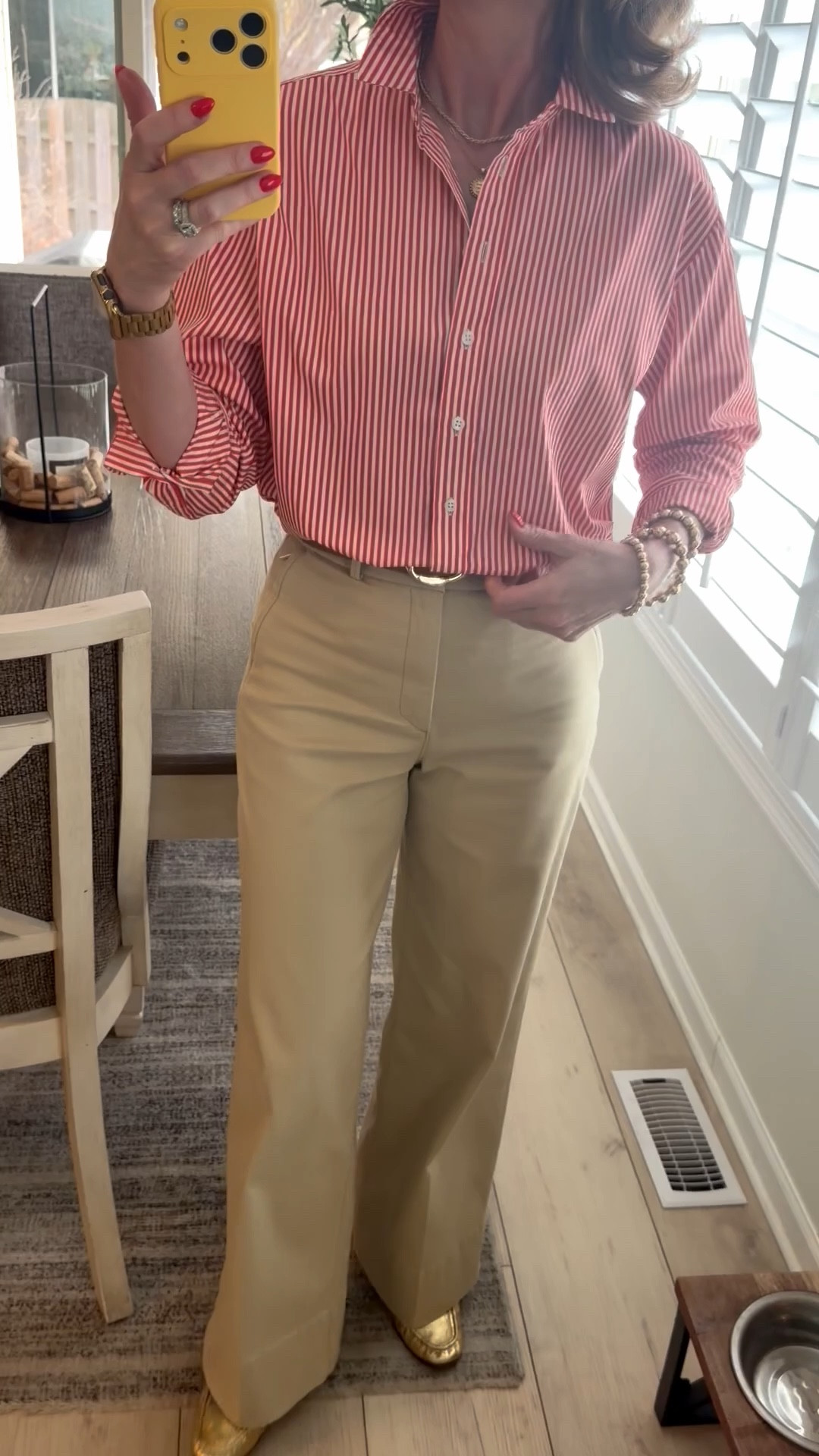 I got a small in the top and small tall in the pants 

#LTKTall #LTKOver40 #LTKWorkwear