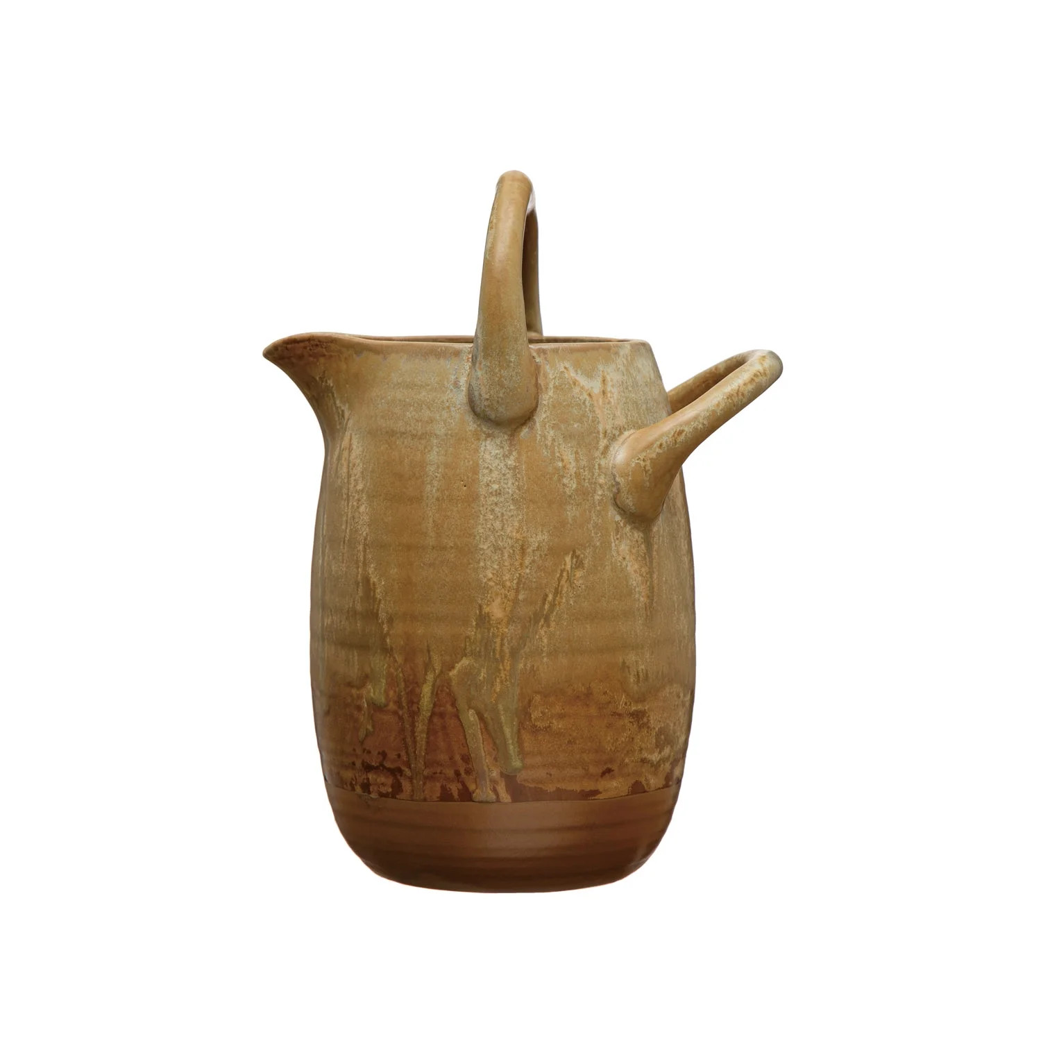 Creative Co-Op Stoneware Watering Pitcher with Handles, Reactive Glaze | Walmart (US)