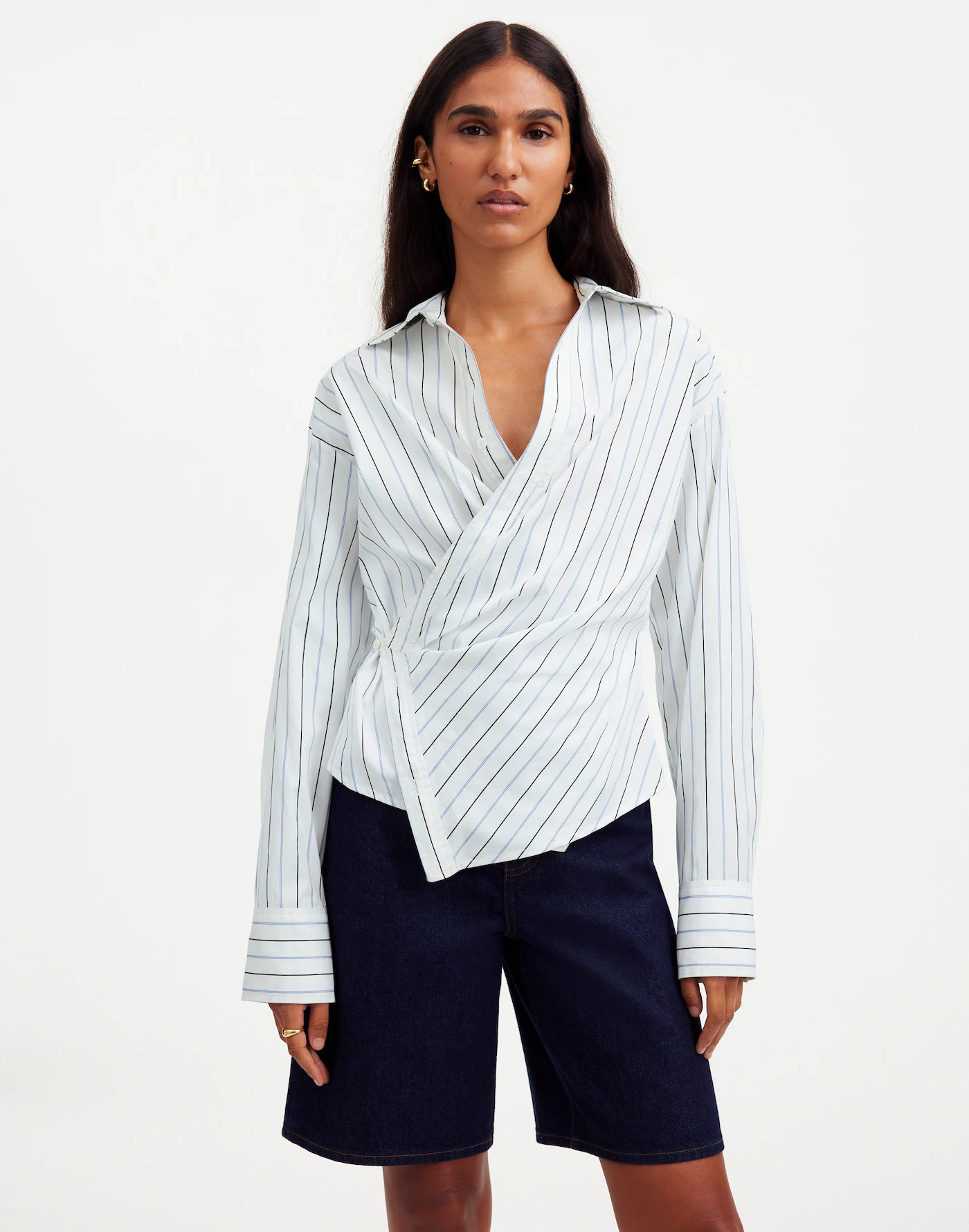 Asymmetric Button-Up Shirt | Madewell | Madewell