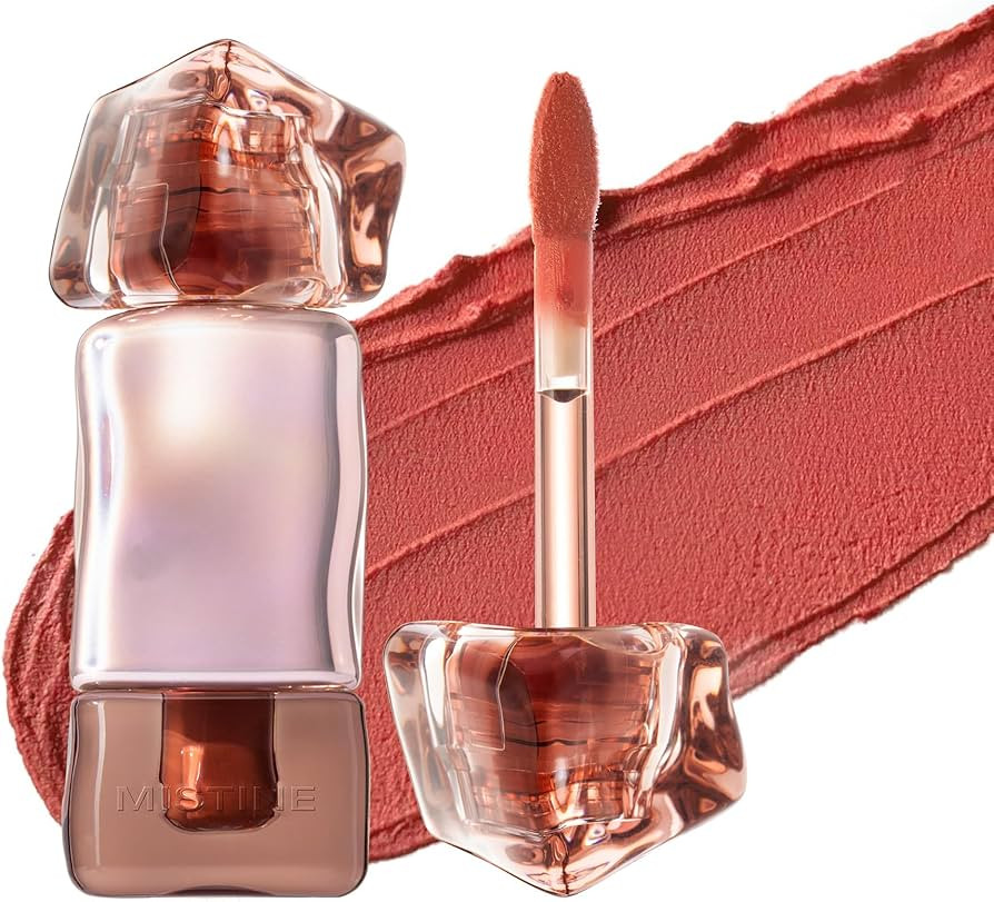 Mistine Cream Lip Gloss Thai latte Long Lasting Lip Gloss Non-sticky Silk Smooth Mist Matte Finis... | Amazon (US)