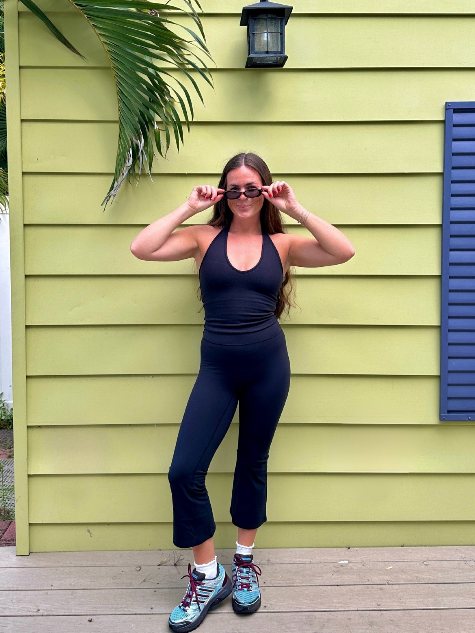 It’s capri season!! Wearing a medium in top and small in bottoms 🫶🏻 #ootd #capris #adidas #sneakers #yogaoutfit #walkingoutfit #haltertop #ootdinspo 

#LTKgrwm #LTKootd #LTKdayinmylife

#LTKdayinmylife #LTKgrwm #LTKootd