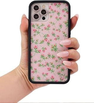 Wildflower Cases - Baby Pink Posie Rosie Case, Compatible with Apple iPhone 14 Pro Max | Pink, Fl... | Amazon (US)
