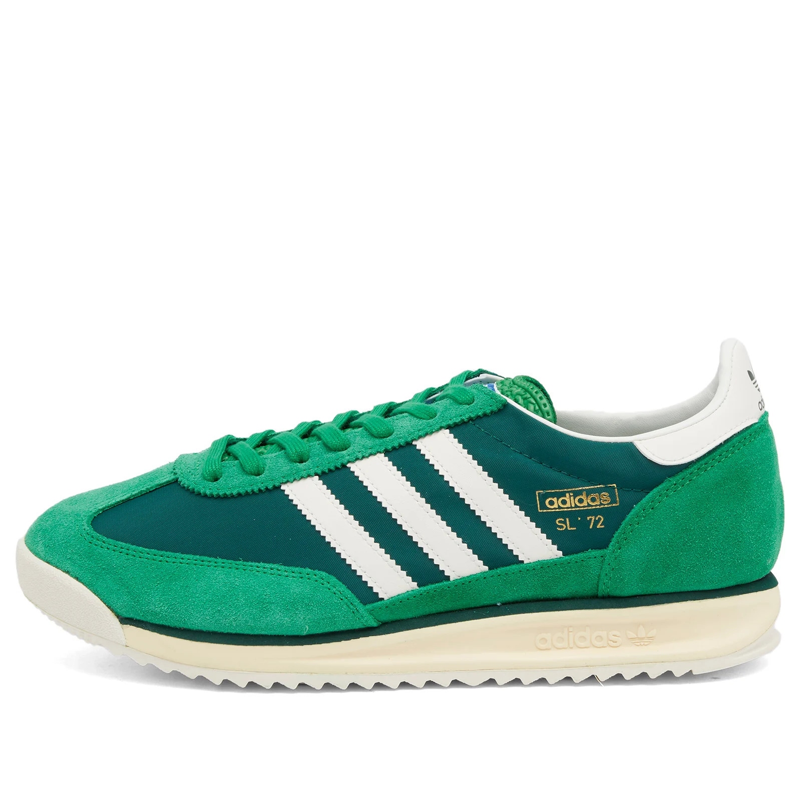 Adidas Sl 72 Rs Sneaker in Green/Core White/Collegiate Green, Size UK 7.5 | END. Clothing