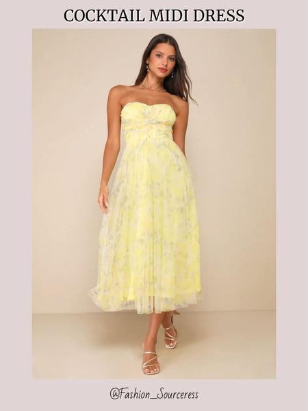 Strapless yellow tulle dress

Yellow dresses | strapless dresses | tulle dresses | midi dresses |. Cocktail dresses | wedding guest | summer wedding guest | spring wedding guest | cocktail wedding guest dress | romantic dress | summer cocktail party outfit | 

#LTKWedding #LTKFindsUnder100 #LTKParties