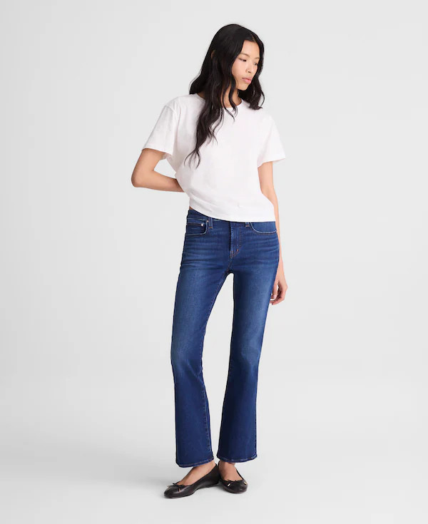 The Stretch Flare Crop Jean in Super Stretch Denim | Madewell