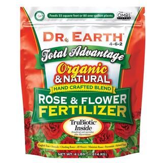 DR. EARTH 4 lbs. Organic Total Advantage Flower and Rose Food-100518427 - The Home Depot | The Home Depot