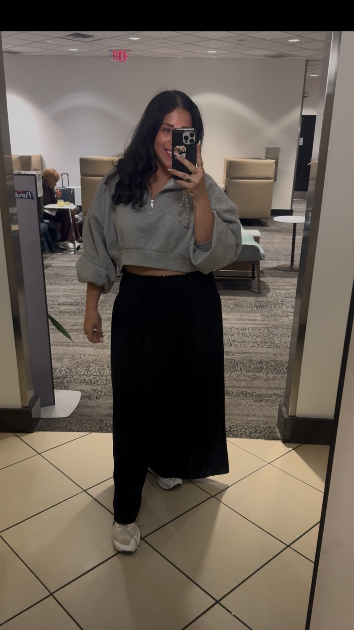 Travel outfit!!!  Size xxl pants, size medium top. It runs very oversized. 

Comfy and cozy on that long plane ride!!!!  

#plussize #midsize #curvy #airportoutfit #outfitinspo #style

#LTKPlusSize #LTKgrwm #LTKMidsize