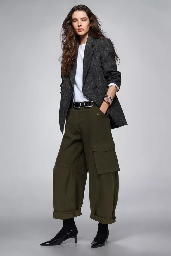 ZW COLLECTION CARGO PANTS | Zara US