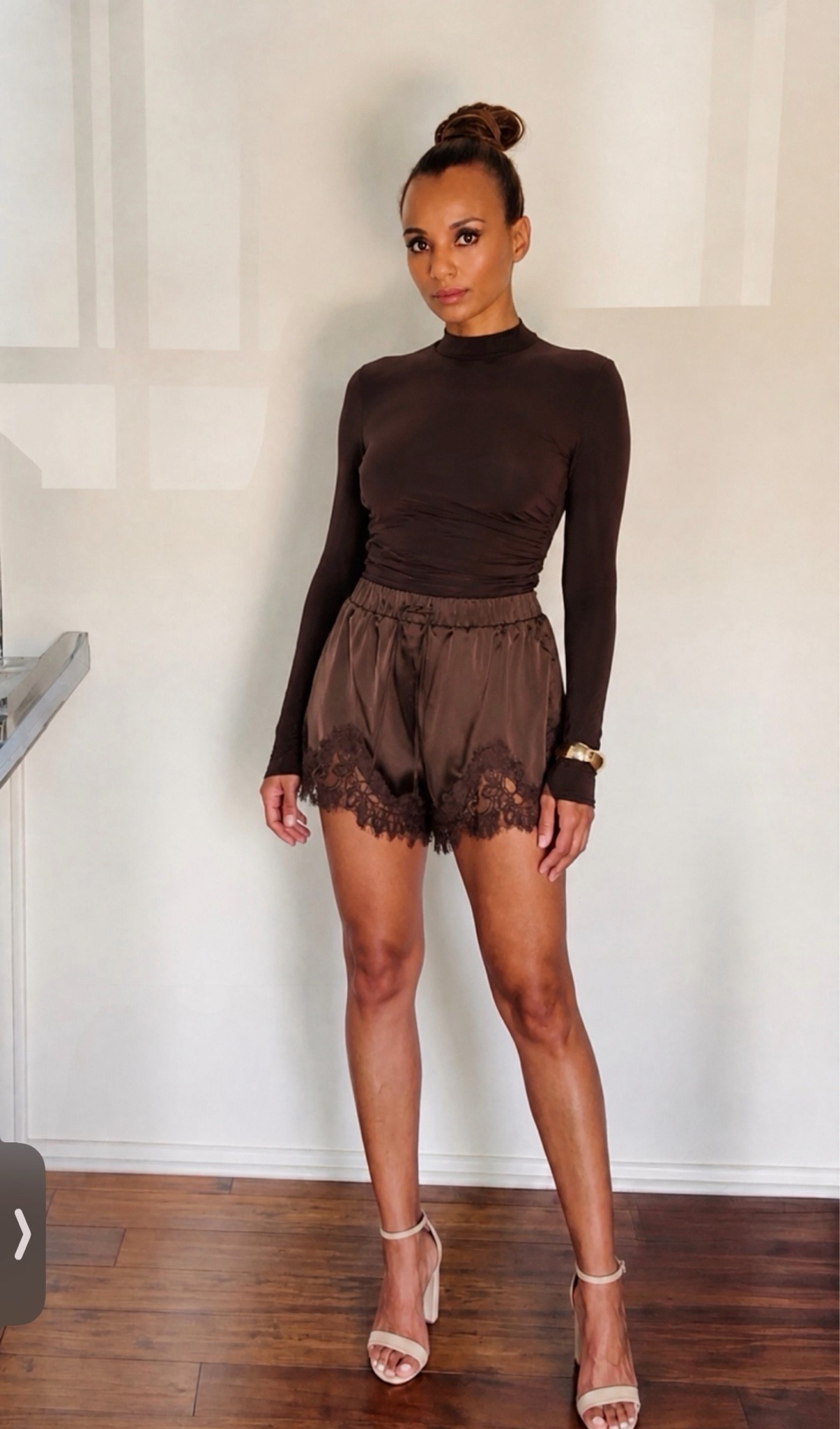 Chocolate brown and lace details? Obsessed 🤎✨ This look is giving classy, chic, and just the right amount of edgy for date night or girls night out. #LTKStyle #DateNightLook #BrownOutfit #NeutralStyle #GirlsNightOut #ChicStyle #FashionFinds #LTKFashion #ElevatedStyle #NightOutLook

#LTKgrwm #LTKootd #LTKOver40