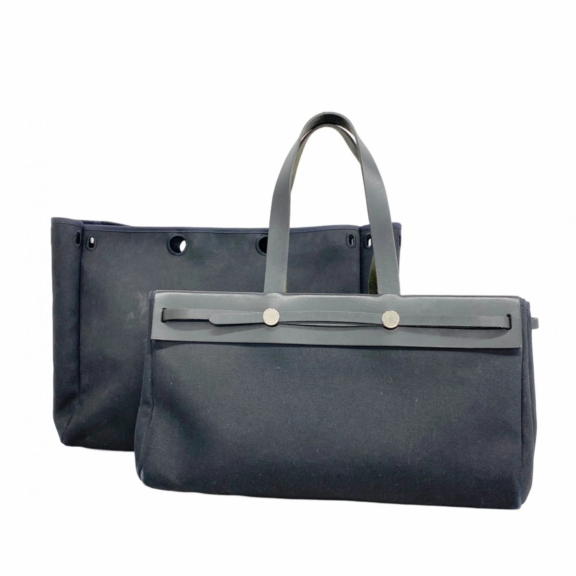 Hermes Toile Officier Tote Bag (Pre-Owned) | Shop Simon