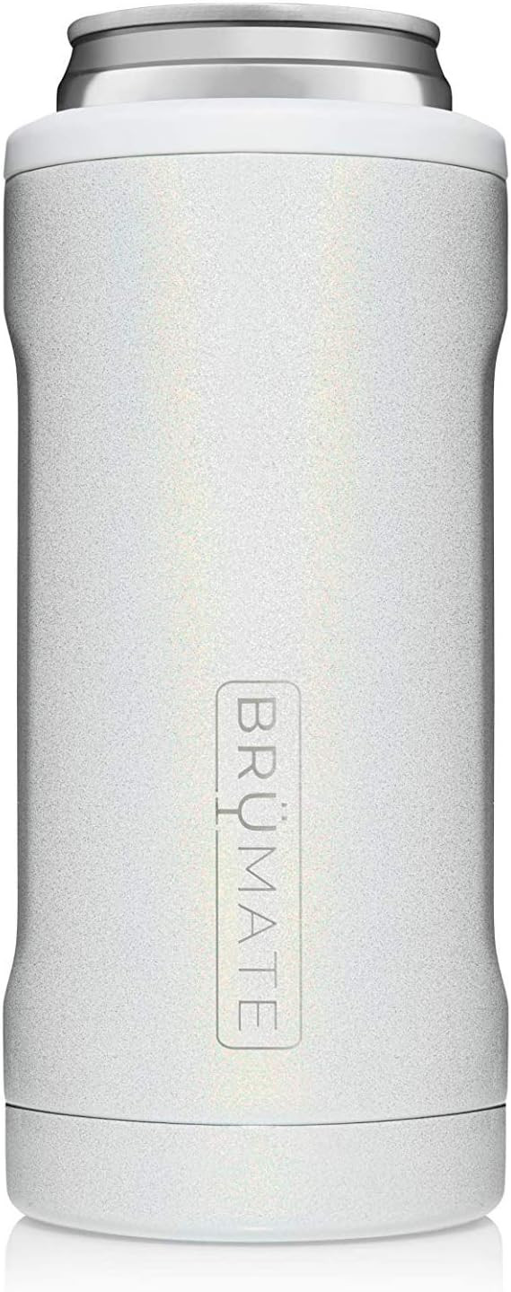 BrüMate Hopsulator Slim Double-walled Stainless Steel Insulated Can Cooler for 12 Oz Slim Cans (... | Amazon (US)