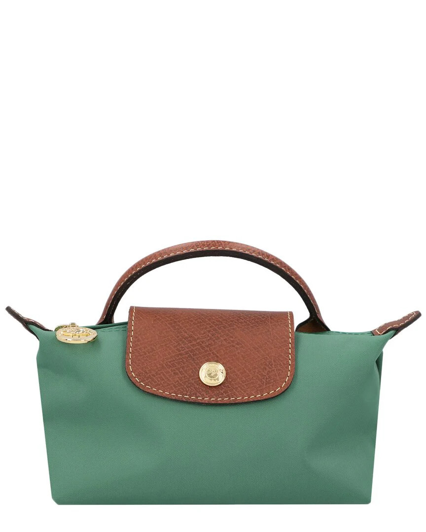 Longchamp Le Pliage Original Canvas & Leather Make-Up Bag | Shop Simon