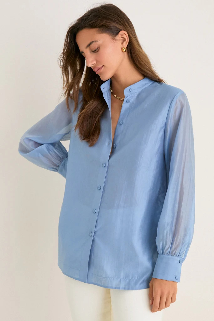 Maison Blue Organza Camelot Tunic | Tuckernuck (US)