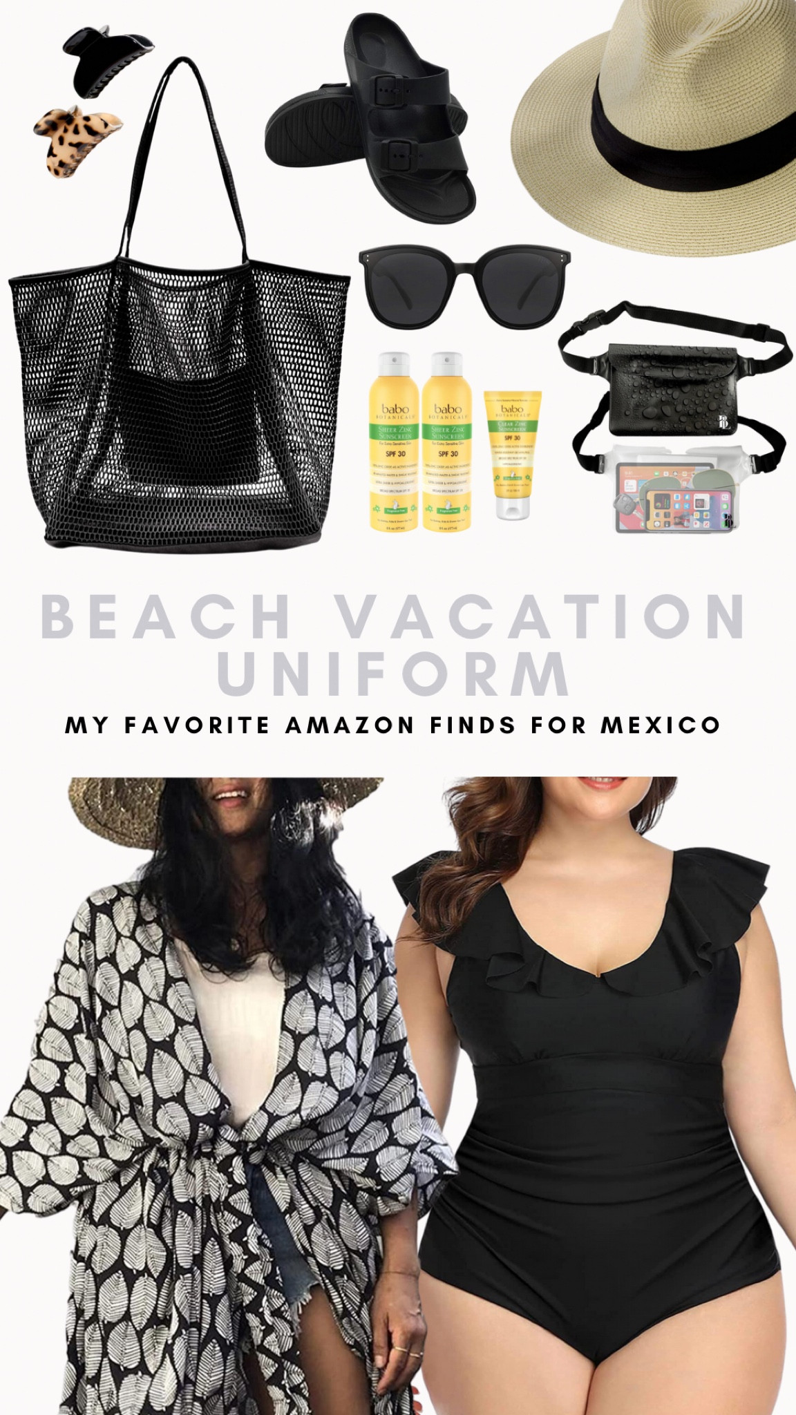 BEACH VACATION UNIFORM - my favorite Amazon finds for travel 

#LTKswim #LTKcurves #LTKtravel