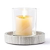 Candle Holders Italy Premium Natural Marble Candlestick Holder for Jar Pillar Candles Large Round... | Amazon (US)