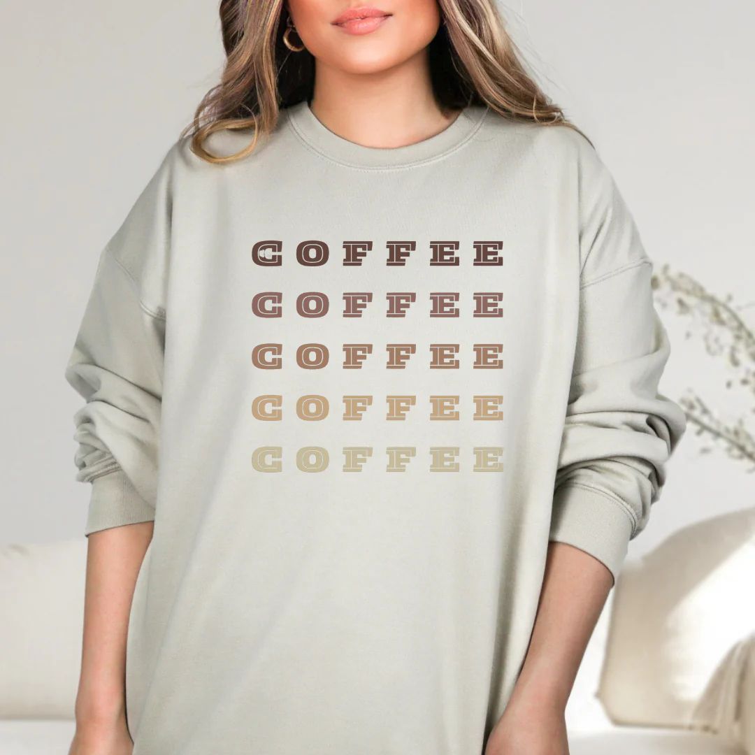Coffee Sweatshirt. "Stay cozy and stylish with our Coffee Crewnecks. Made | Sweetest Dreams Style