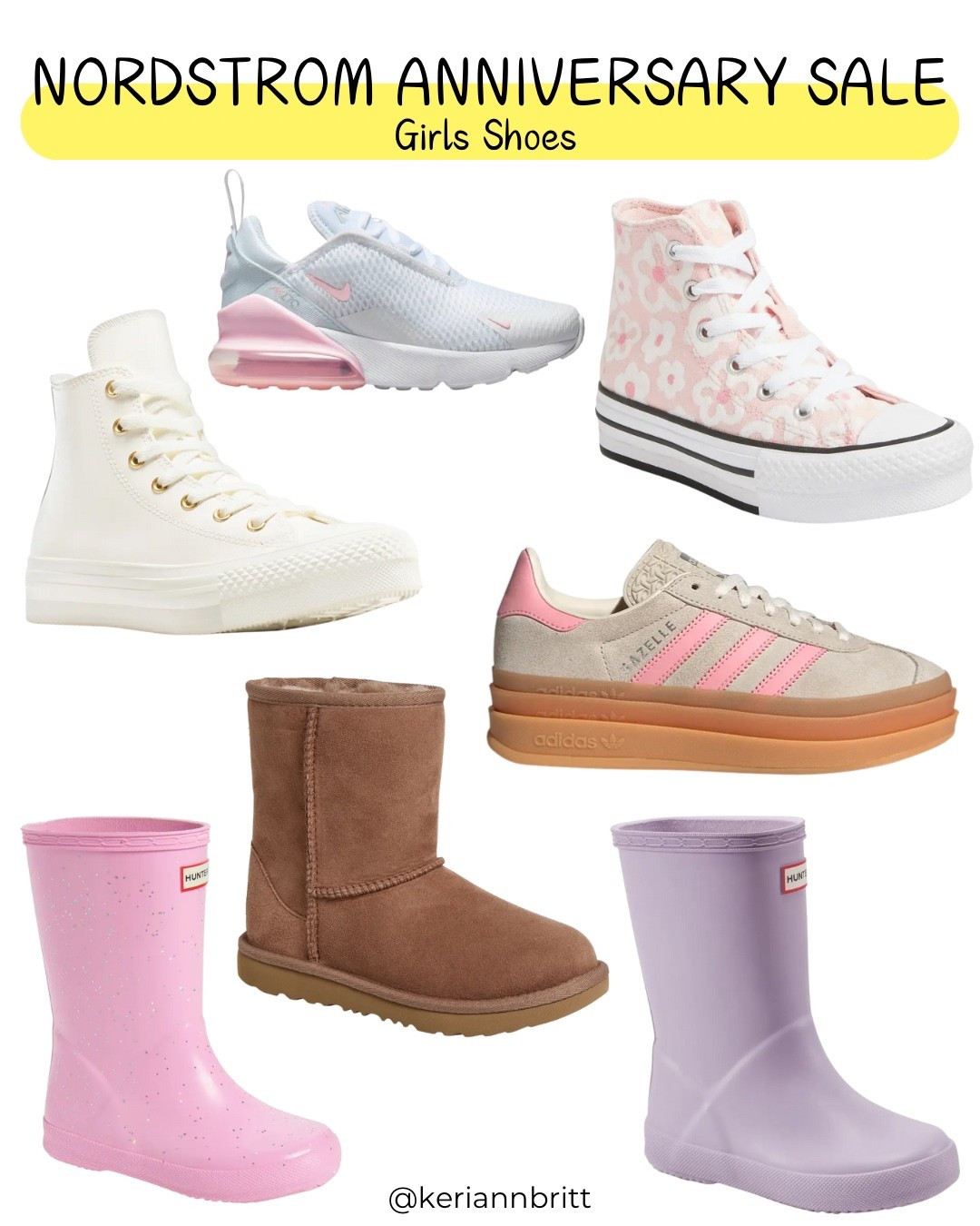 Nordstrom Anniversary Sale - Girls Shoes

Back to school shoes / adidas / converse / hunter rain boots / Ugg boots / kids shoes / nsale

#LTKShoeCrush #LTKKids #LTKSaleAlert