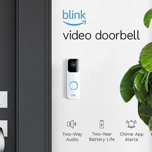 Blink Video Doorbell + 1 Outdoor camera system with Sync Module 2 | Two-way audio, HD video, moti... | Amazon (US)