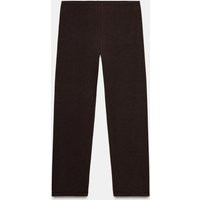 Zara - Seamless Capri Pants - Women - Chocolate - Women | Zara US