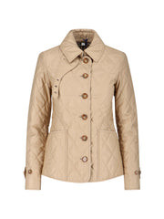 Burberry Diamond-Quilted Jacket — Beige | Italist Inc.