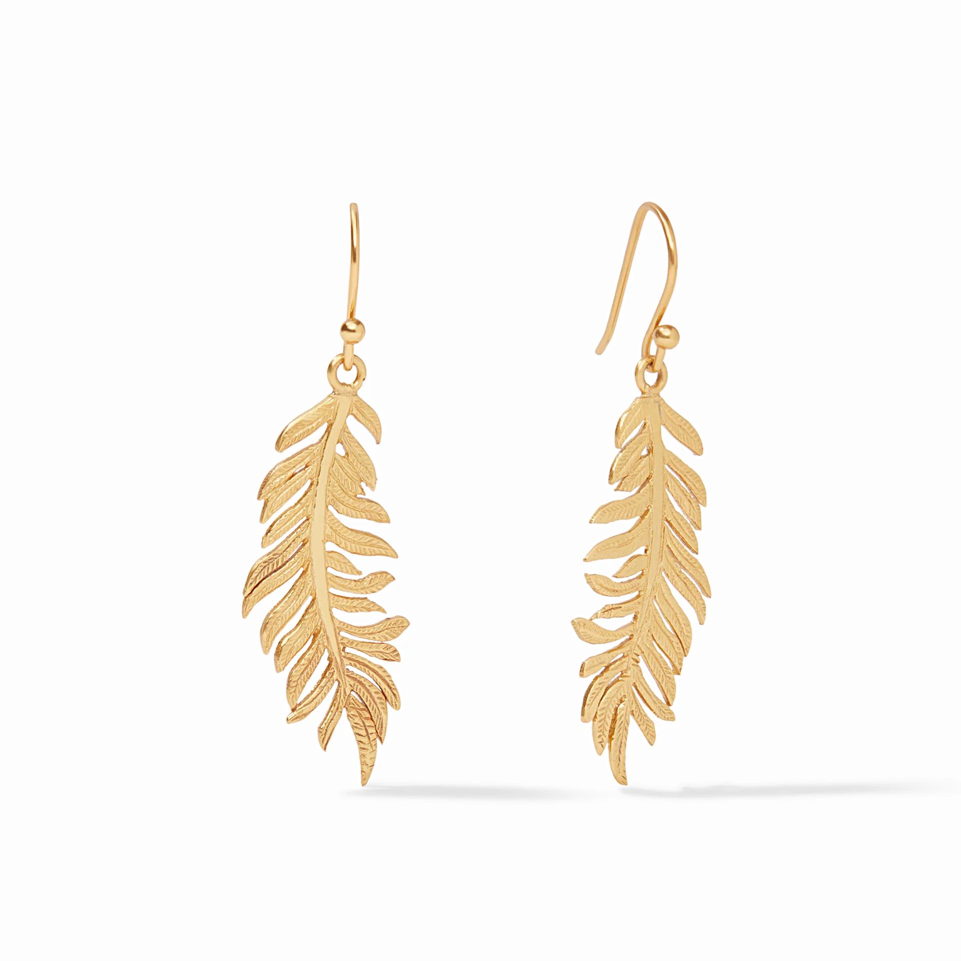 Gold Fern Earrings | Julie Vos | Julie Vos