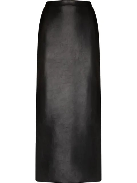 ANOUKI faux-leather Pencil Skirt - Farfetch | Farfetch Global