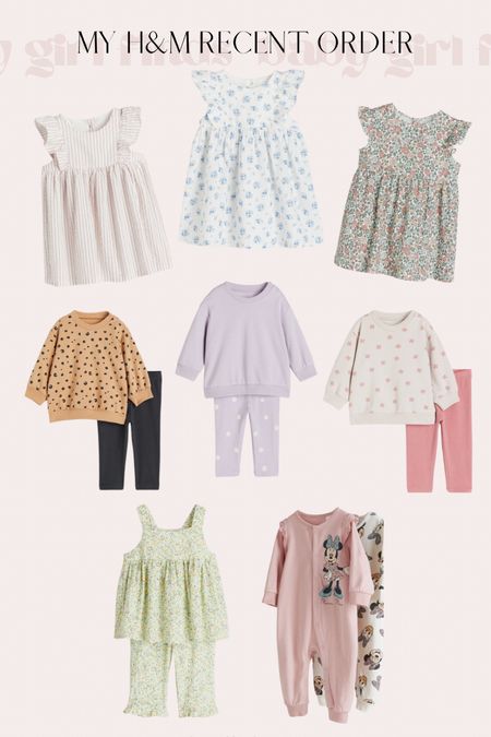 Recent order for baby girl from H&M! • baby girl clothes, baby girl style, baby girl fashion, baby girl outfits • 

#LTKbaby #LTKkids #LTKfindsunder50