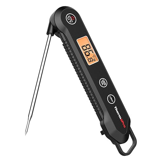 ThermoPro Digital Instant Read Meat Thermometer for Grilling Waterproof Kitchen Food Thermometer ... | Amazon (US)