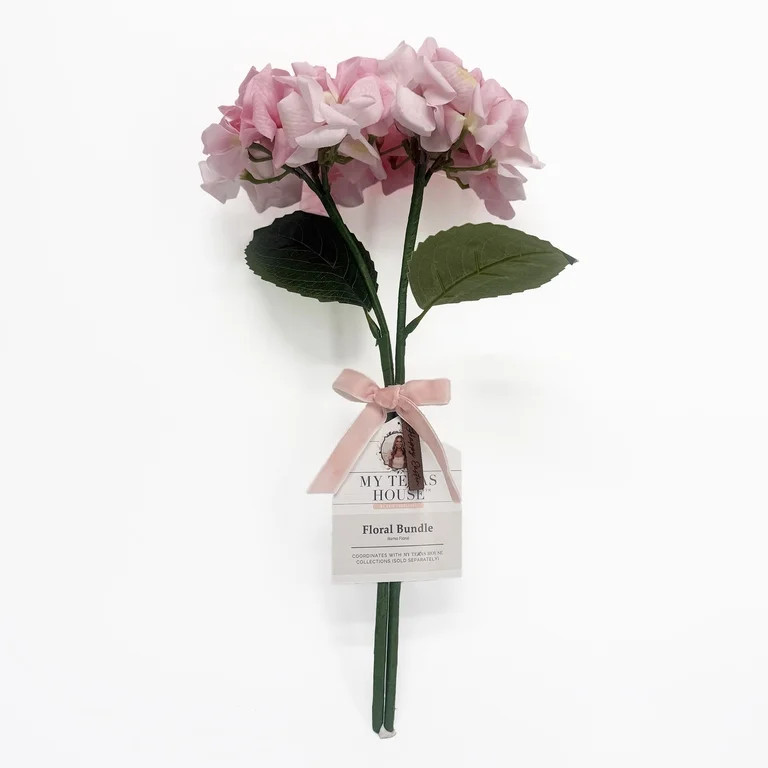 Hydrangea Floral Pick, Pink, 16", by My Texas House | Walmart (US)