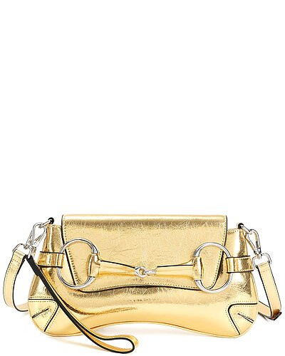 Metallic Leather Shoulder Bag | Gilt & Gilt City