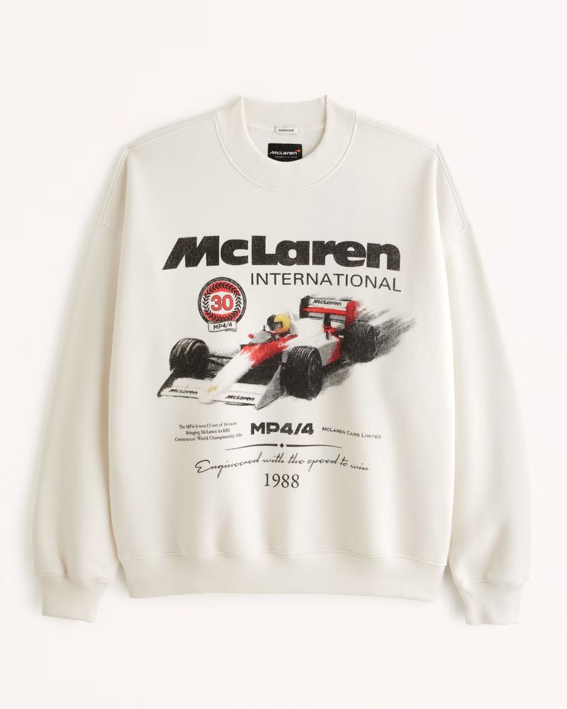 McLaren Graphic Crew Sweatshirt | Abercrombie & Fitch (US)