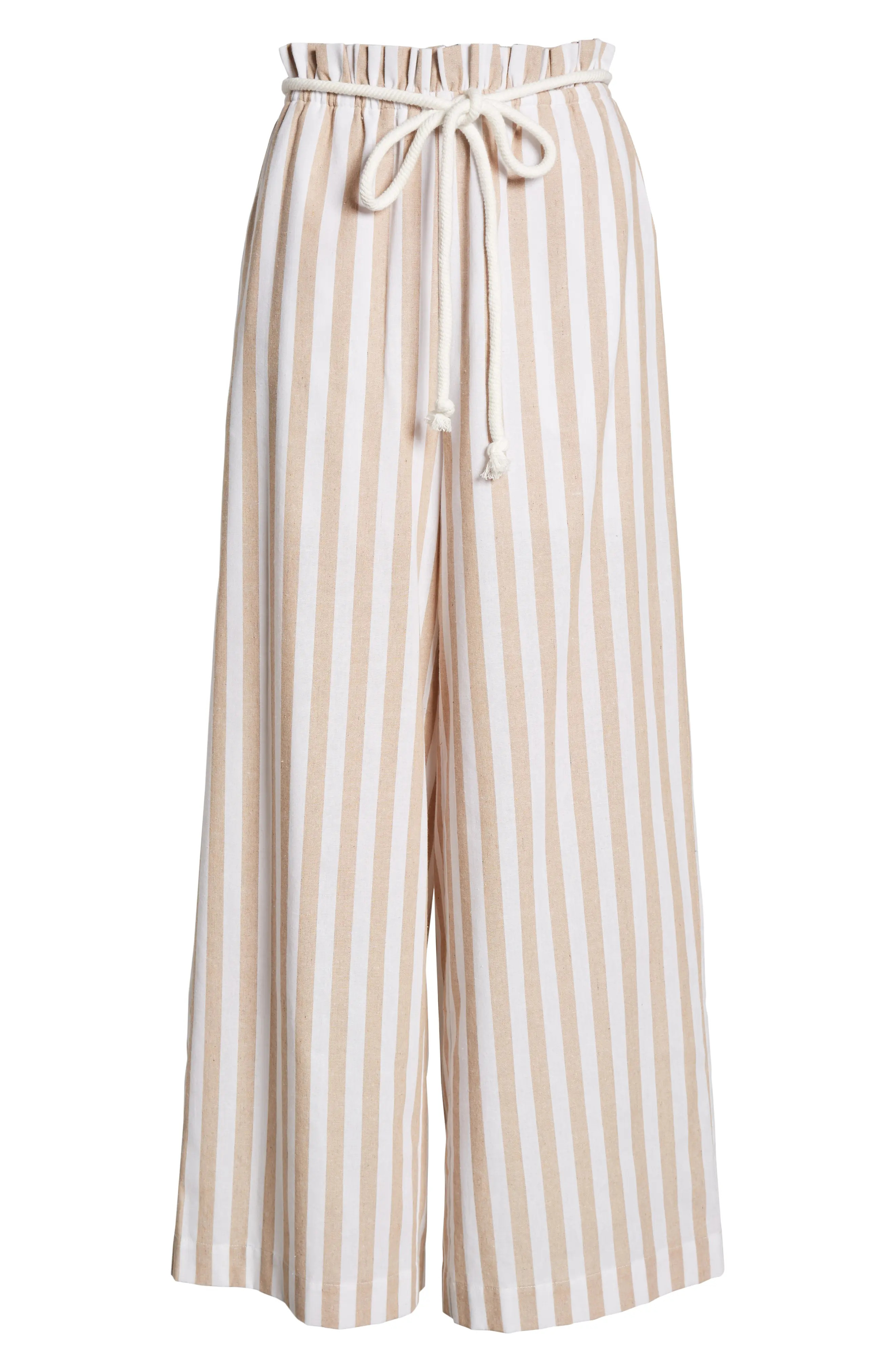 English Factory Stripe Wide Leg Pants | Nordstrom
