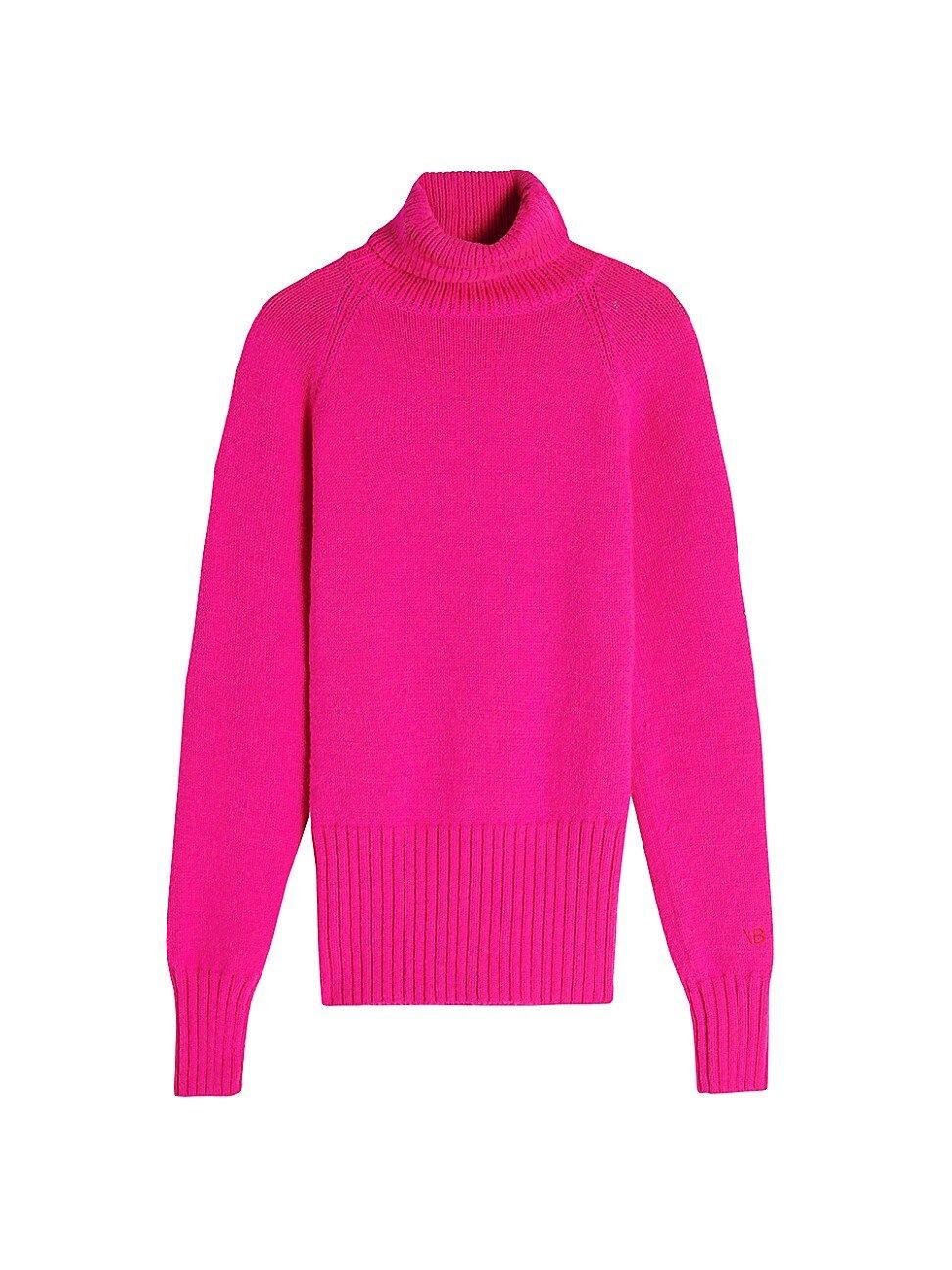 Victoria Beckham Neon Wool Turtleneck Sweater | Saks Fifth Avenue