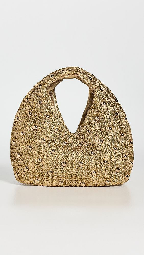 Studded Raffia Bag | Shopbop