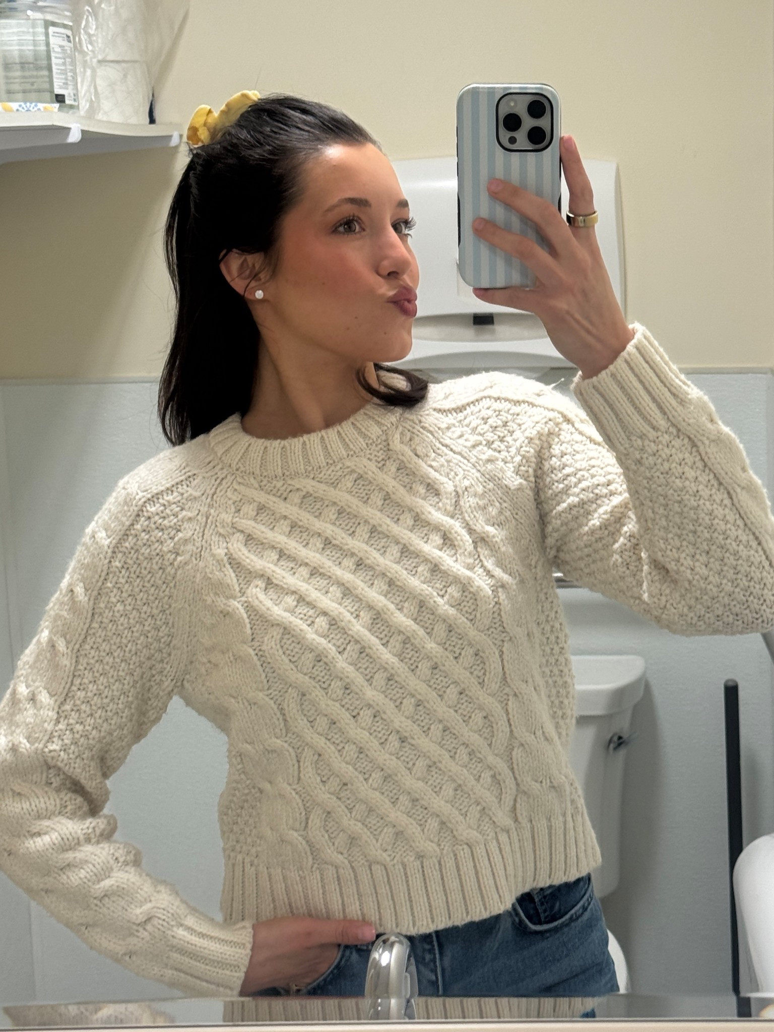 Such a great fall staple! Wearing an xs❤️TTS! 

Fall outfits, sweater, cold weather outfit, fall style

#LTKHoliday #LTKootd