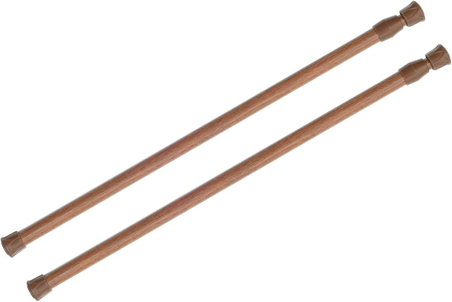 KXLife 2 Pack Spring Tension Curtain Rod for Window 28 to 48 Inch, Adjustable Expandable Small Cu... | Amazon (US)