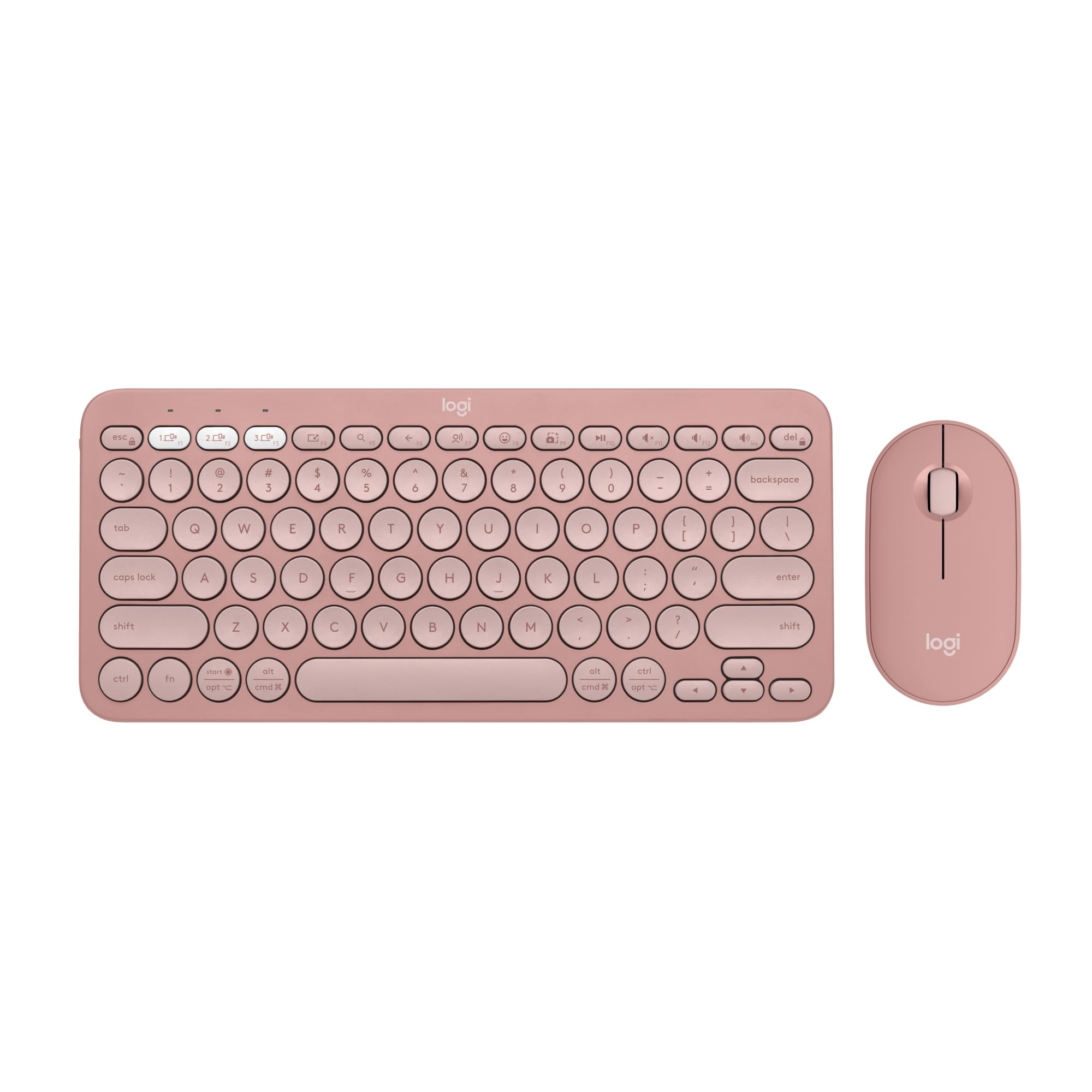 Logitech Pebble 2 Combo, Wireless Keyboard and Mouse, Quiet and Portable, Customizable, Logi Bolt... | Amazon (US)