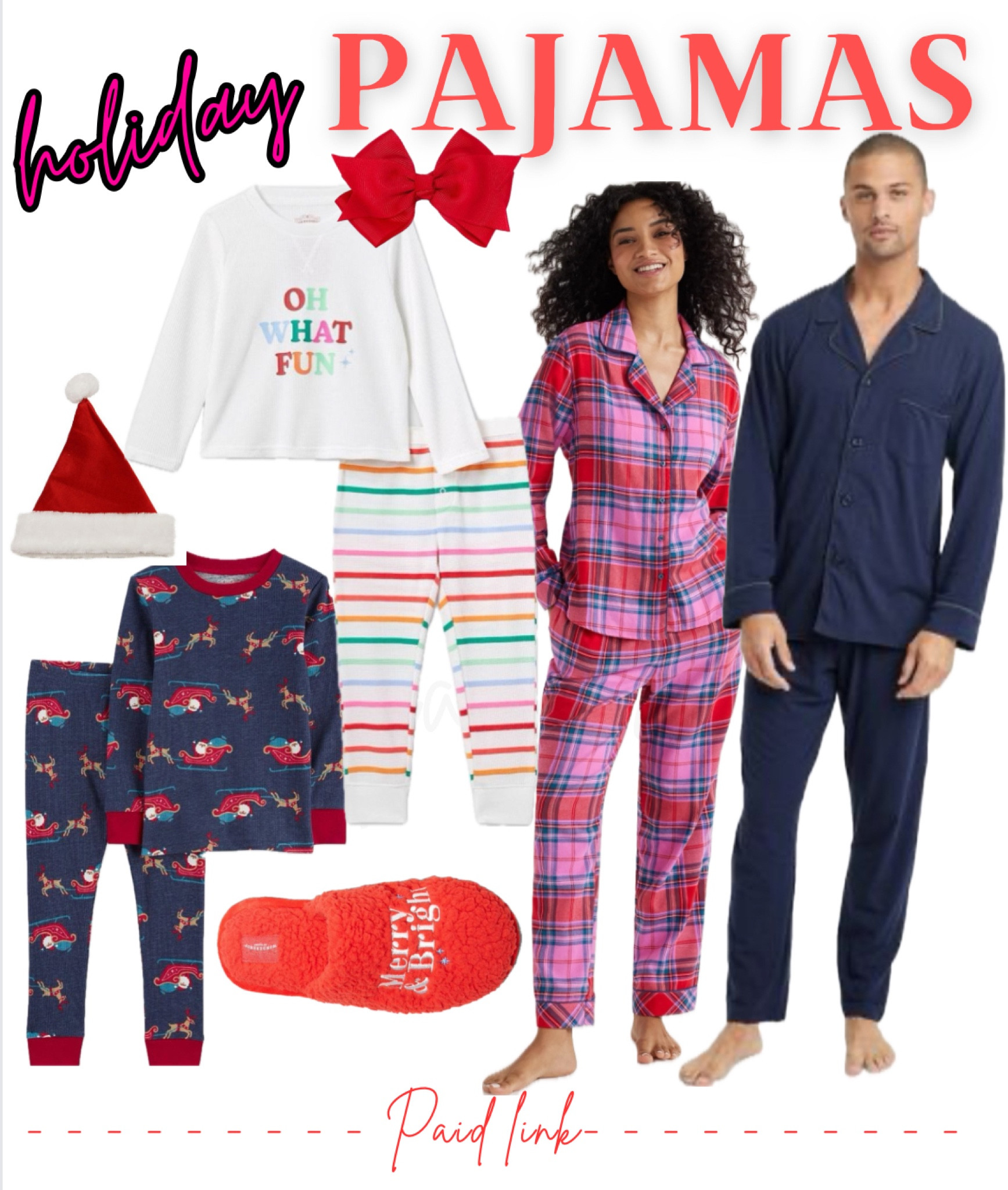 Christmas pajamas for the whole family! Matchy, but not matching 👌  

#LTKfamily #LTKHoliday #LTKstyletip