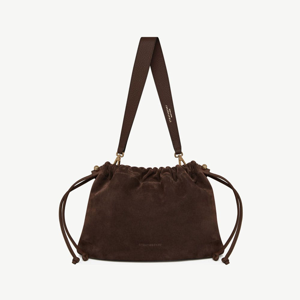 Strathberry - Charlotte Midi Drawstring - Brown | Strathberry