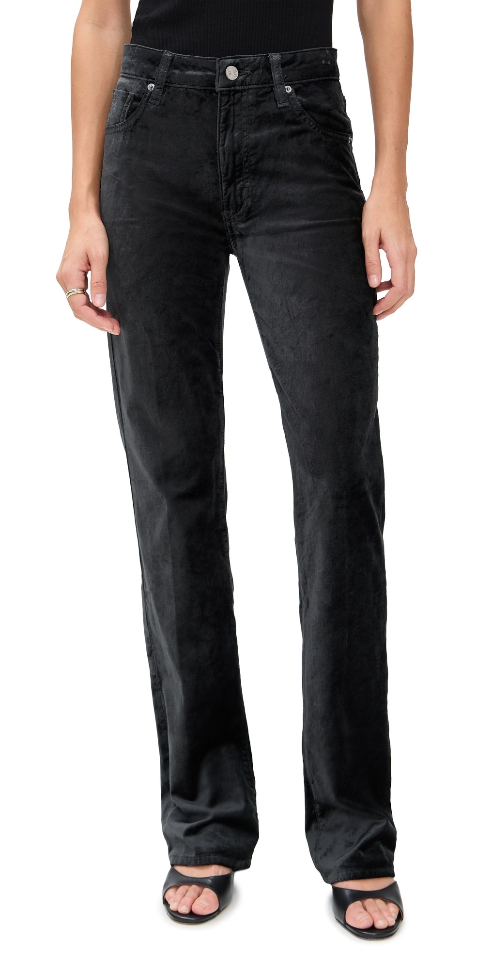 FRAME The Reboot Velveteen Green Smoke Velvet 25 | Shopbop