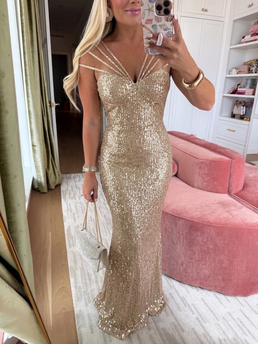This golden gown is beautiful!

#LTKootd #LTKgrwm #LTKWedding